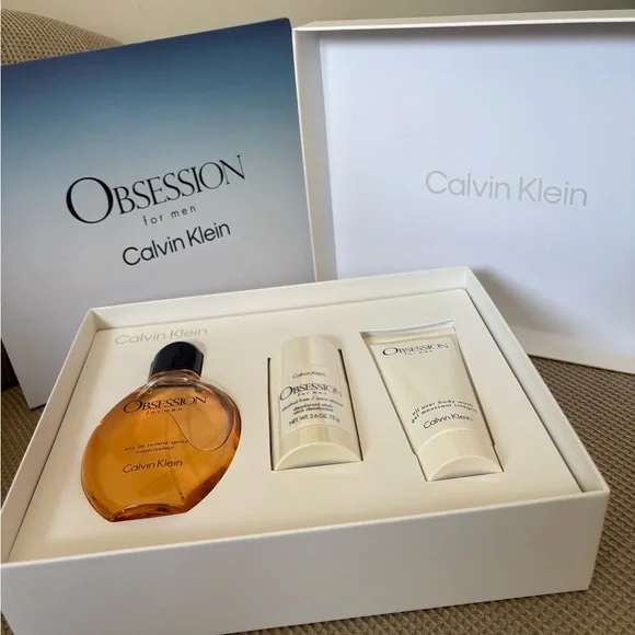 Calvin Klein Obsession for Men Fragrance Set - Amber and White - Picture 3 of 6